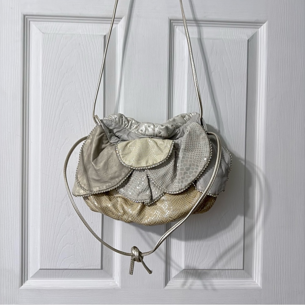 Elegant Gold and Silver Women's Bag